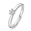 Ring witgoud briljant 0.24 crt.