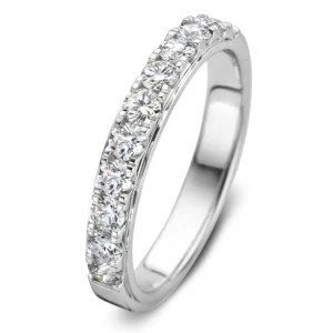 Ring witgoud briljant 0.76 crt.