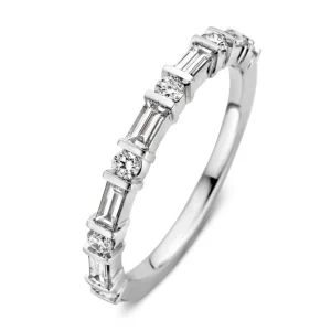 Ring witgoud briljant 0.54 crt.