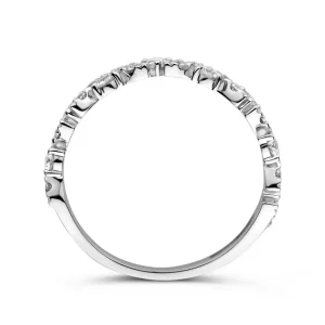 Ring witgoud briljant 0.58 crt.