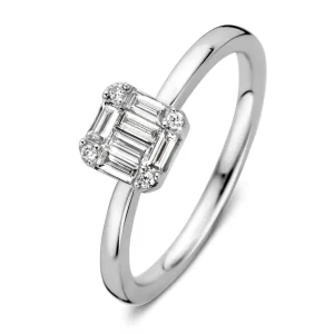 Ring witgoud diamant 0.29 crt.