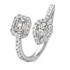 Ring witgoud diamant 0.68 crt.