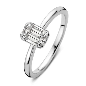 Ring witgoud diamant 0.26 crt.