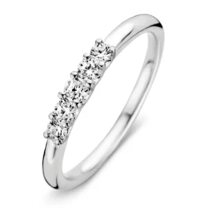 Ring witgoud zirkonia