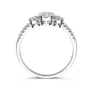 Ring witgoud zirkonia