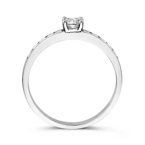 Ring witgoud zirkonia