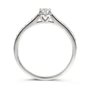Ring witgoud zirkonia