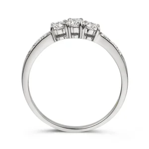 Ring witgoud zirkonia